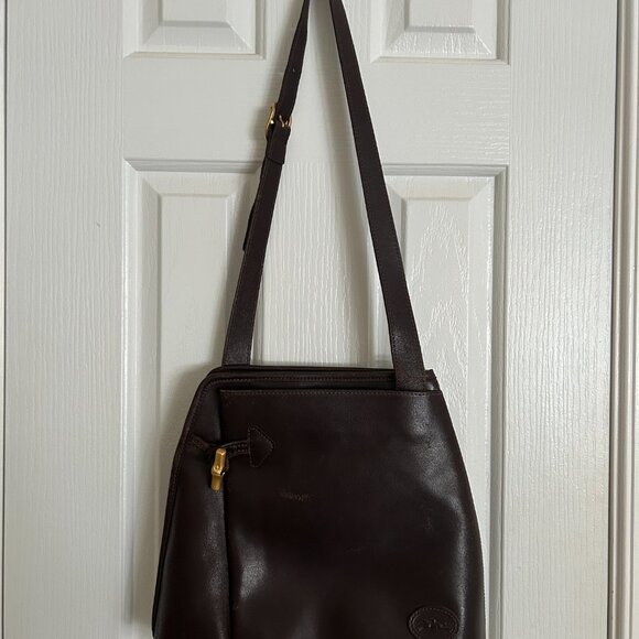Vintage Longchamp Dark Brown Purse - Picture 13 of 14